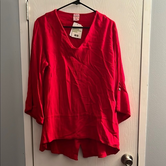 Manta del Lago Tunic with 3/4 Sleeves (Size Medium) - Picture 1 of 6
